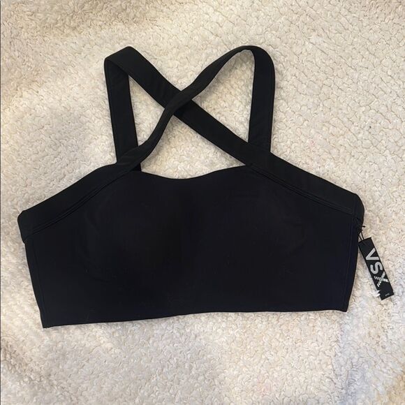 VSX Black Sports Bra NWT - Picture 1 of 7
